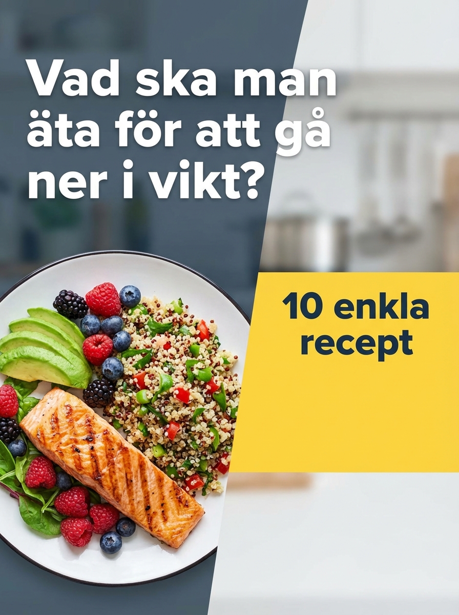 Vad ska man äta för att gå ner i vikt? 10 enkla recept